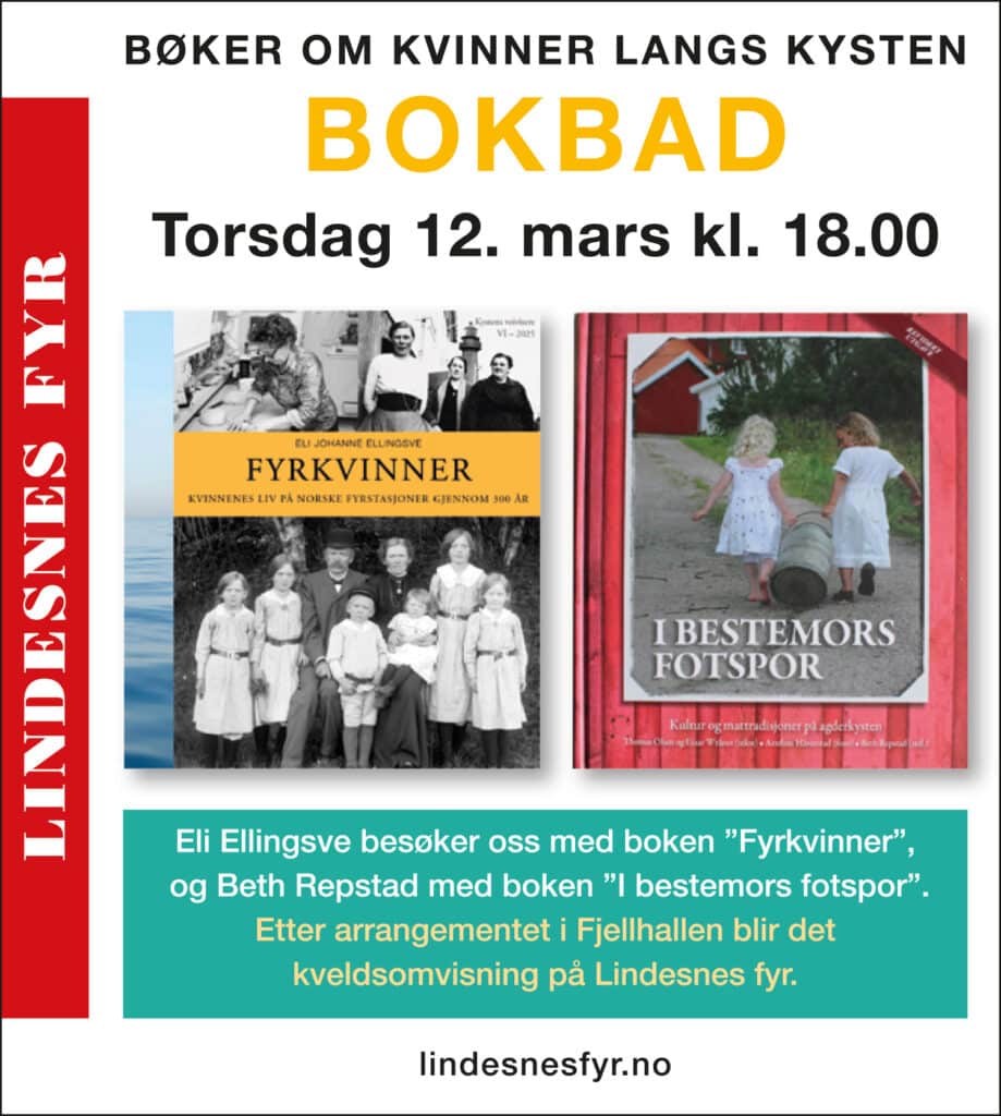 Bokbad: Bøker om kvinner langs kysten + kveldsomvisning