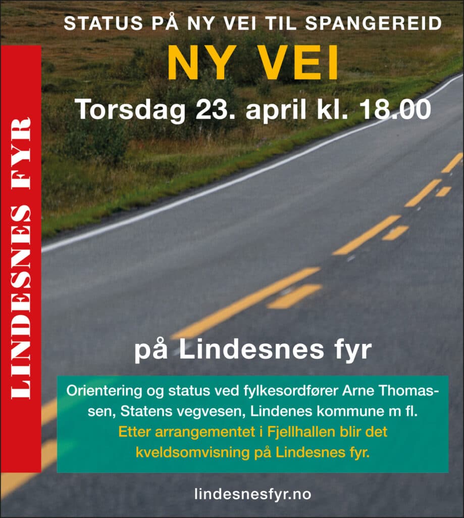 Ny vei fra E39 til Spangereid og GE Healthcare + kveldsomvisning