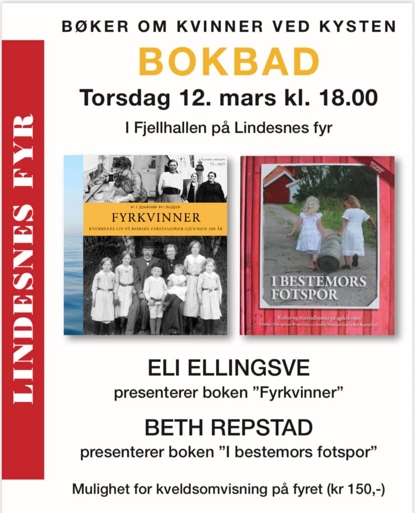 Bokbad: Bøker om kvinner langs kysten + kveldsomvisning